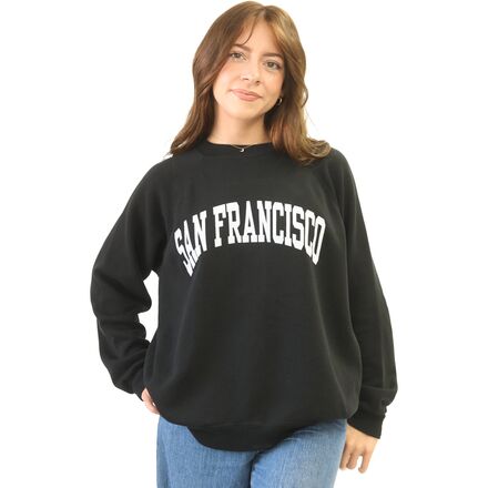 (取寄) レディース サン フランシスコ バーシティ スウェットシャツ - ウィメンズ Best Regards women San Francisco Varsity Sweatshirt - Women's Black