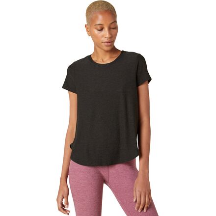 (取寄) ビヨンドヨガ レディース オン ザ ダウン ロウ T-シャツ - ウィメンズ Beyond Yoga women On The Down Low T-Shirt - Women's Darkest Night|ジェットラグ店