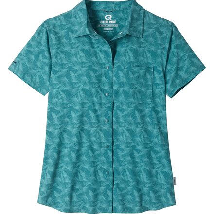 (取寄) クラブライドアパレル レディース バンダラ スプラッシュ プレイド ジャージ - ウィメンズ Club Ride Apparel women Bandara Splash Plaid Jersey - Women's Mallard Palm