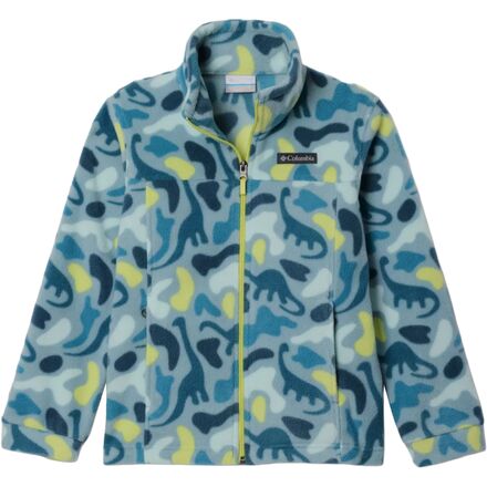 (取寄) コロンビア ボーイズ ジン 3 フリース ジャケット - ボーイズ Columbia boys Zing III Fleece Jacket - Boys' Crushed Blue Dinoflauge