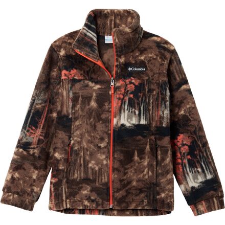 (取寄) コロンビア ボーイズ ジン 3 フリース ジャケット - ボーイズ Columbia boys Zing III Fleece Jacket - Boys' Tobacco Deschutrees