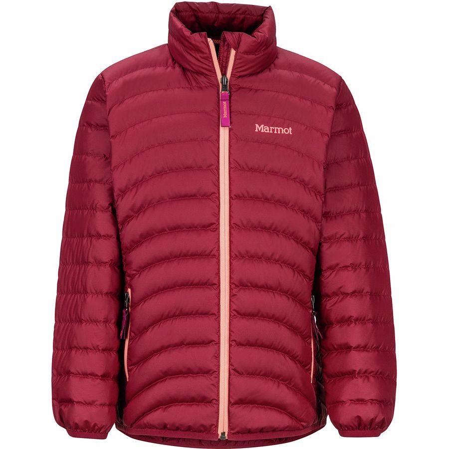 取寄 モルモット 下向く ジャケット ガールズ Marmot Highlander Down Jacket Girls Claret Marmot マーモット キッズ ダウンジャケット ウェア レディースサイズ ブランド カジュアル ストリート アウトドア 運動競技 Bebedetiendas Com