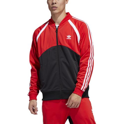 新作商品 取寄 アディダス オリジナルス メンズ スーパースター Cb トラック ジャケット Adidas Originals Men S Superstar Track Jacket Red Black Fucoa Cl