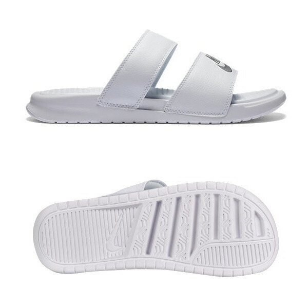 white double strap nike sandals