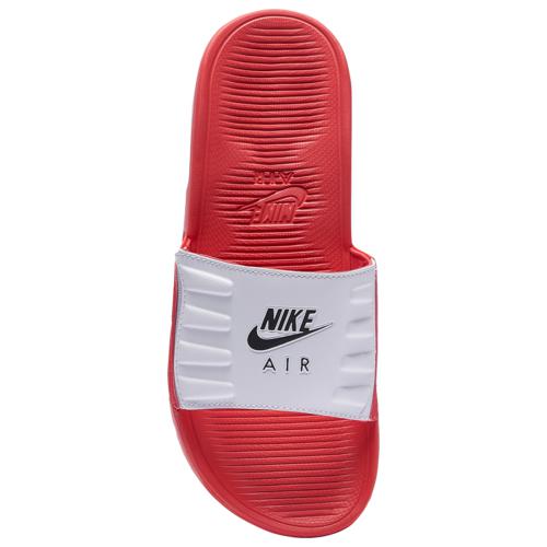 all red nike sandals