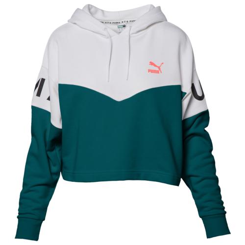 puma green hoodie