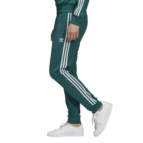 green adidas track pants mens