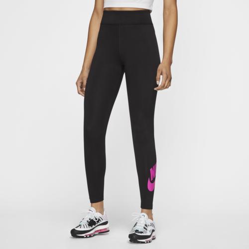 取寄 ナイキ レディース レガシー91 ご機嫌 ウェイステッド フューチュラ レギンス Nike Women S Leg A See High Waisted Futura Legging Black Fire Pink 貨物輸送無料 Acilemat Com