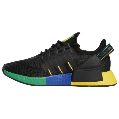 信頼 取寄 アディダス ボーイズ 男の子 スニーカー シューズ オリジナルス Nmd R1 V2 ボーイズ グレード スクール Boys Shoes Adidas Originals Nmd R1 V2 Boys Grade School Black Green Yellow 送料無料 最新情報 Athensorl Gr