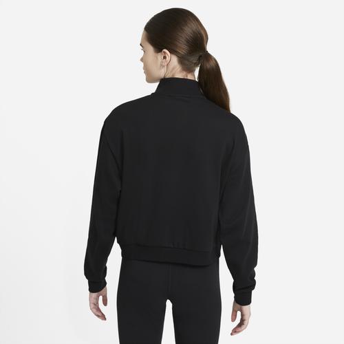 取寄 ナイキ レディース フェム クオーター ジップ フリース トップ Nike Women S Femme Quarter Zip Fleece Top Black Mtlc Gold Butlerchimneys Com