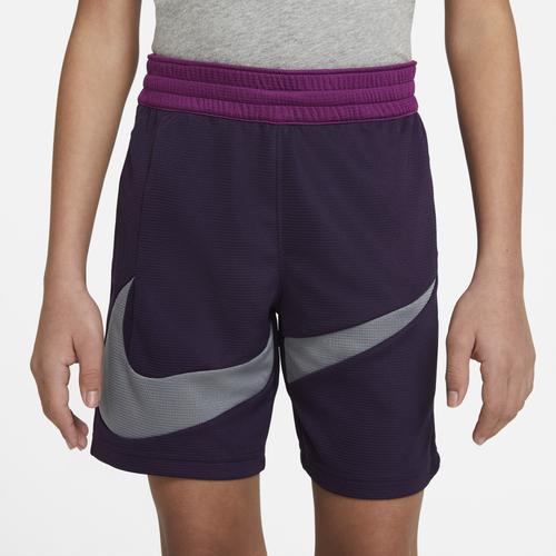 取寄 ナイキ ボーイズ Hbr ショート ボーイズ グレード スクール Nike Boys Hbr Short Boys Grade School Grand Purple Viotech Smoke Grey Tajikhome Com