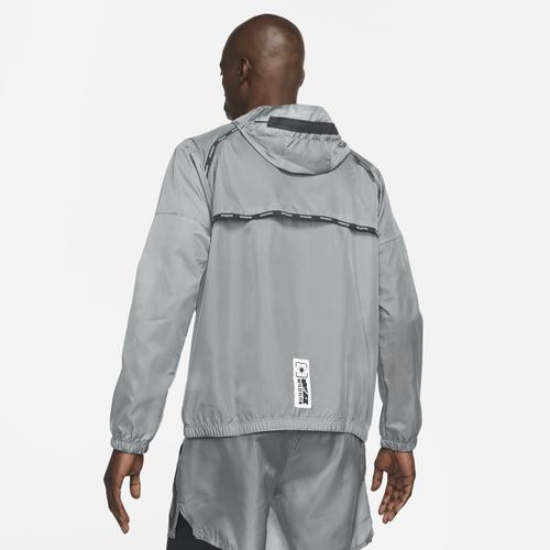 (取寄)ナイキメンズRPLウインドランナーGXジャケットNikeMen'sRPLWindrunnerGXJacketSmokeGreyOffNoirBlack