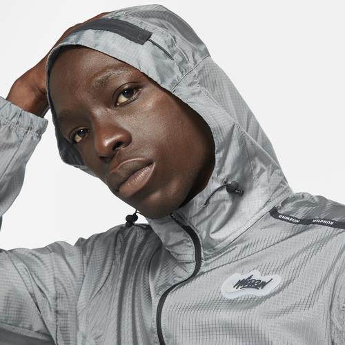 (取寄)ナイキメンズRPLウインドランナーGXジャケットNikeMen'sRPLWindrunnerGXJacketSmokeGreyOffNoirBlack