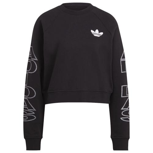 取寄 アディダス オリジナルス レディース クラブ フリース クロップ クルー Adidas Originals Women S Club Fleece Crop Crew Black White Ultranoticias Com Mx