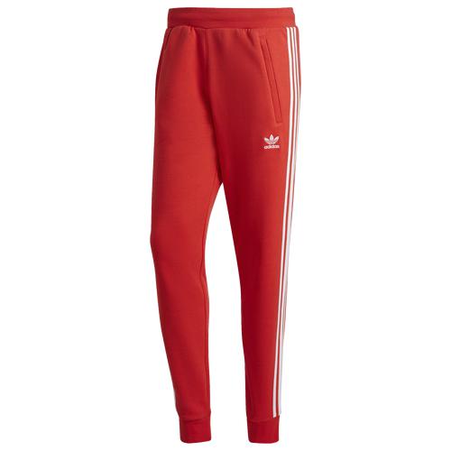 オープニング 取寄 アディダス オリジナルス メンズ 3 ストライプ パンツ adidas originals Men's Stripe Pants  Red fucoa.cl