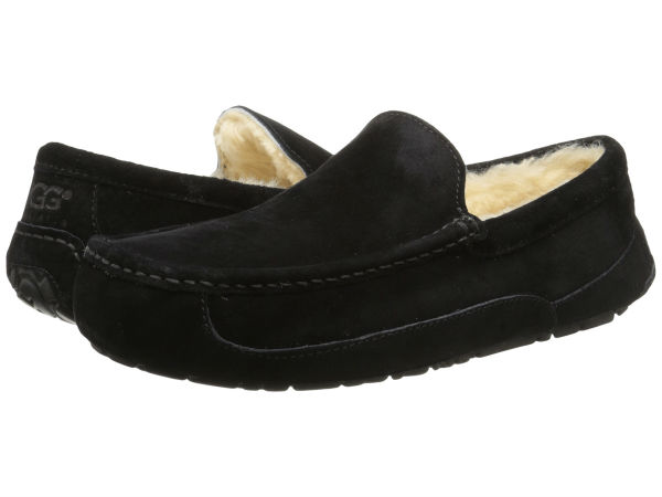待望 モカシン 取寄 アグ モカシン メンズ アスコット スリッポン Ugg Men S Ascot Black Suede Www Ordia Fr