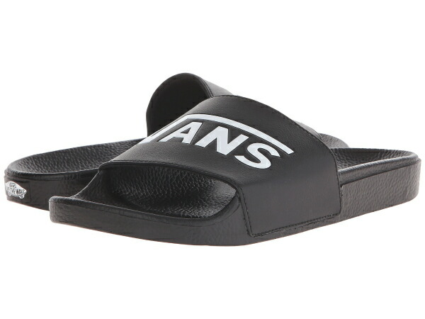 black slide in vans