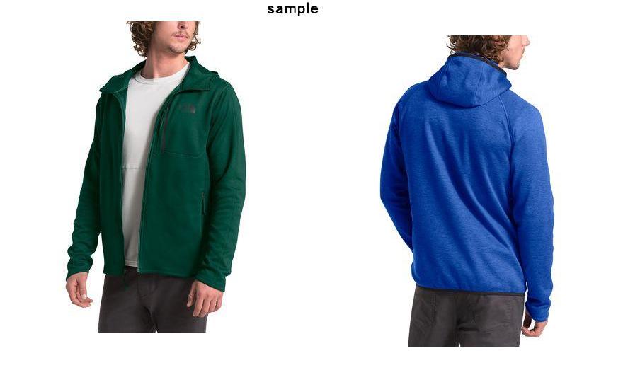 the north face canyonlands hooded fleece jacket