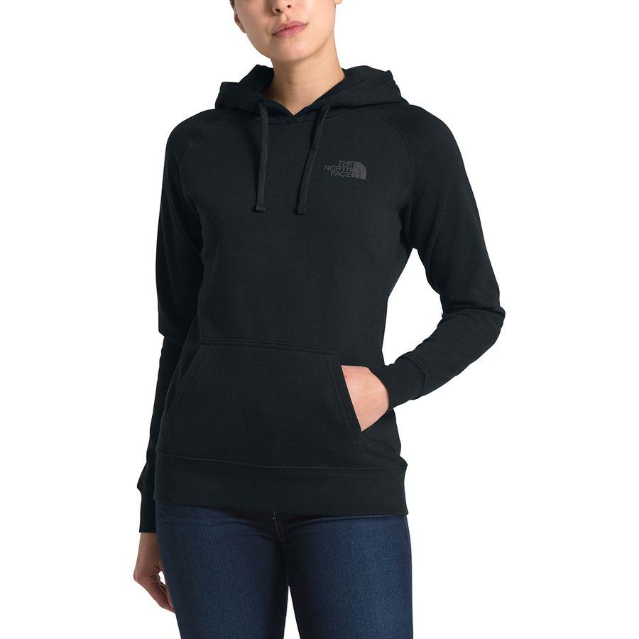 the north face black red box pullover hoodie
