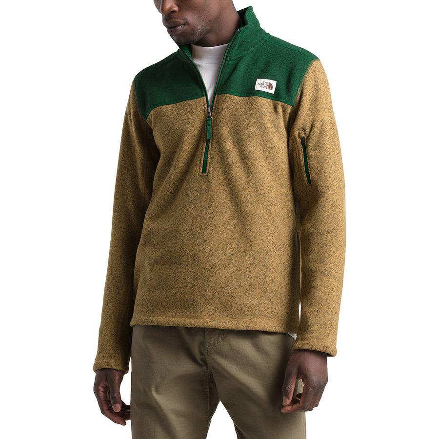 the north face men's gordon lyons quarter zip fleece pullover