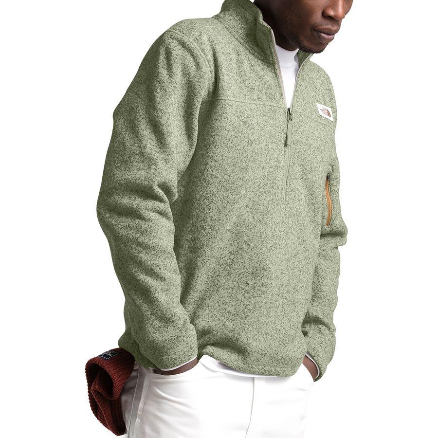 tan fleece pullover