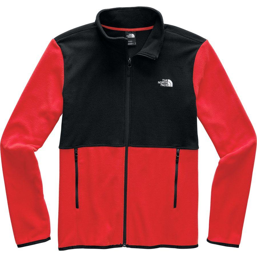 north face glacier fleece full zip mens