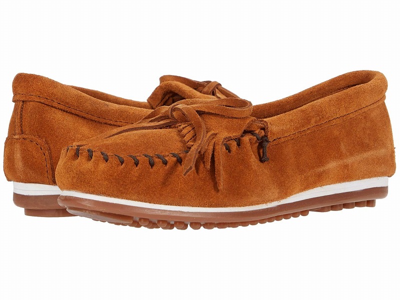 国内外の人気集結！ ミネトンカ モカシン レディース キルティプラス フラットシューズ スエード ブラウン Minnetonka Women Kilty  Plus Brown Suede 送料無料 fucoa.cl