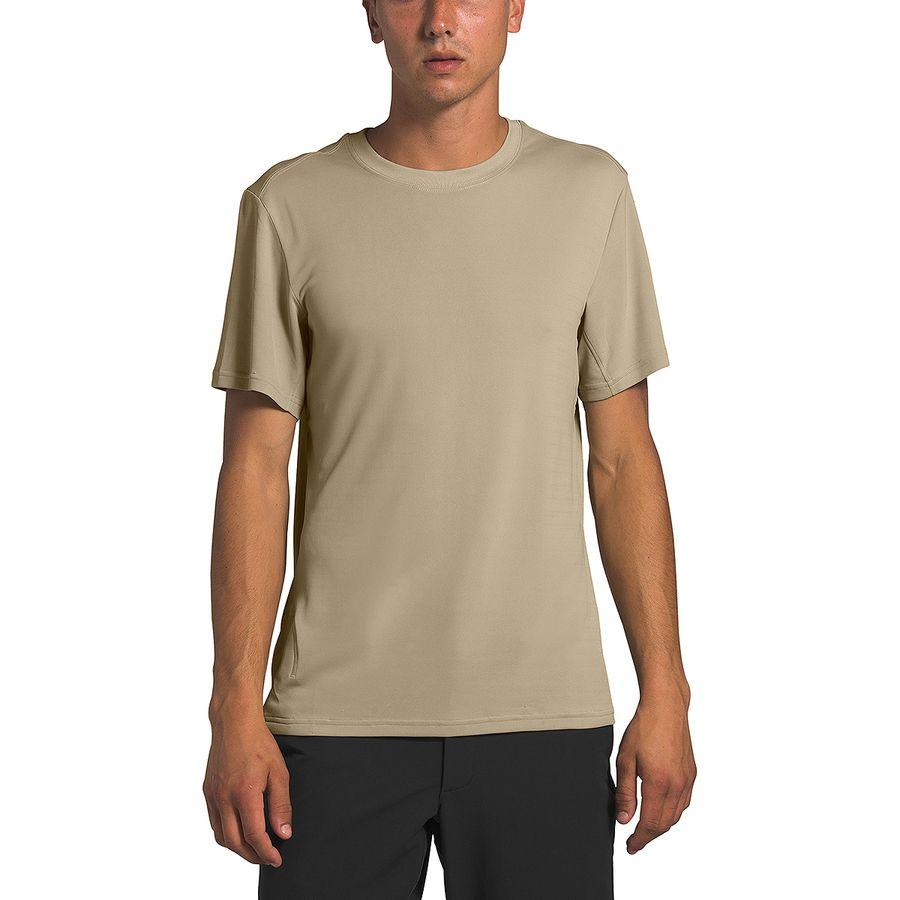 beige north face t shirt