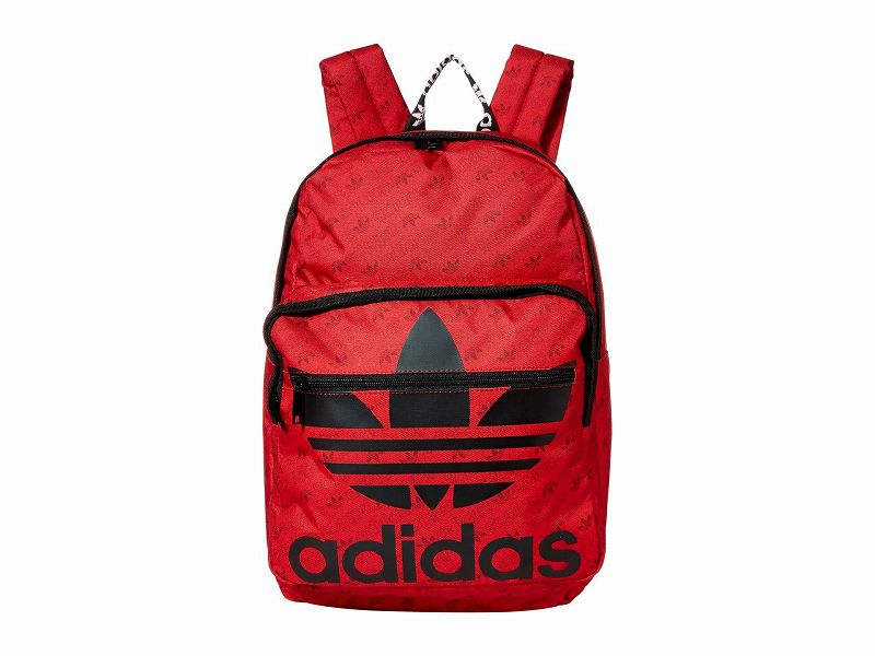 オリジナルス オリジナルス バックパック Adidas Pocket Trefoil トレフォイル ポケット Backpack Originals バックパック リュック 取寄 アディダス バッグ Trefoil Scarlet バッグ オリジナル Adidas バックパック Unisex Monogram Black ジェットラグ店アディダス