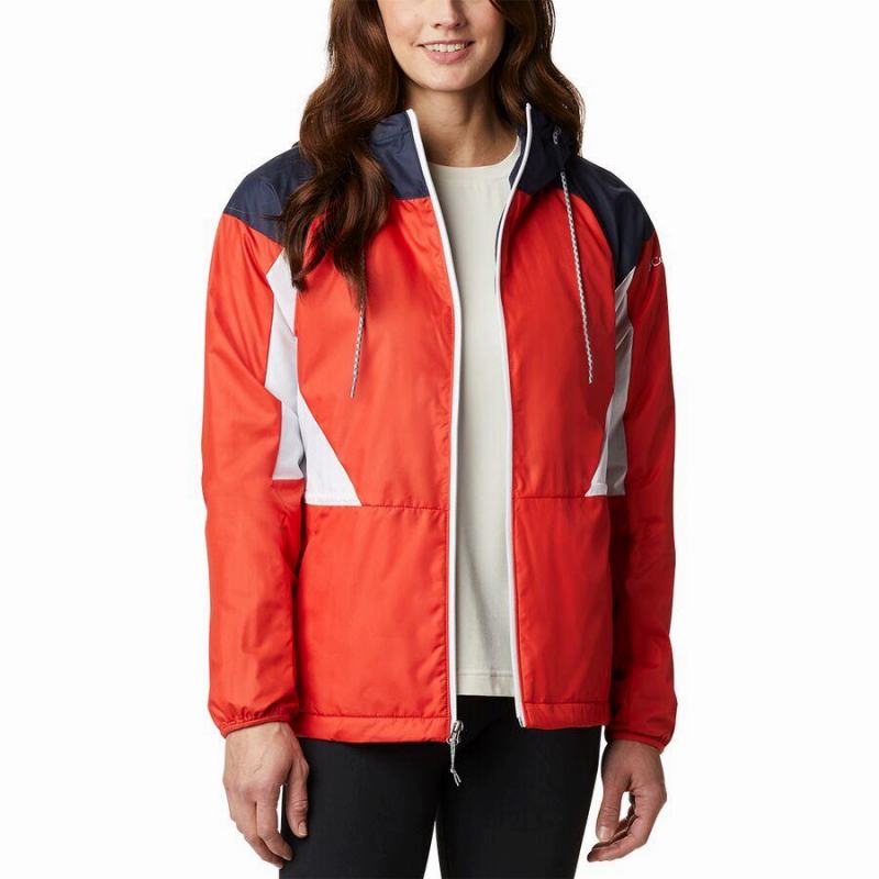 人気商品 取寄 コロンビア レディース サイド ヒル ラインド ウインドブレーカー ウィンドブレーカー Columbia Women Side Hill Lined Windbreaker Bold Orange Dark Nocturnal White 大人気の Stellabarros Com Br