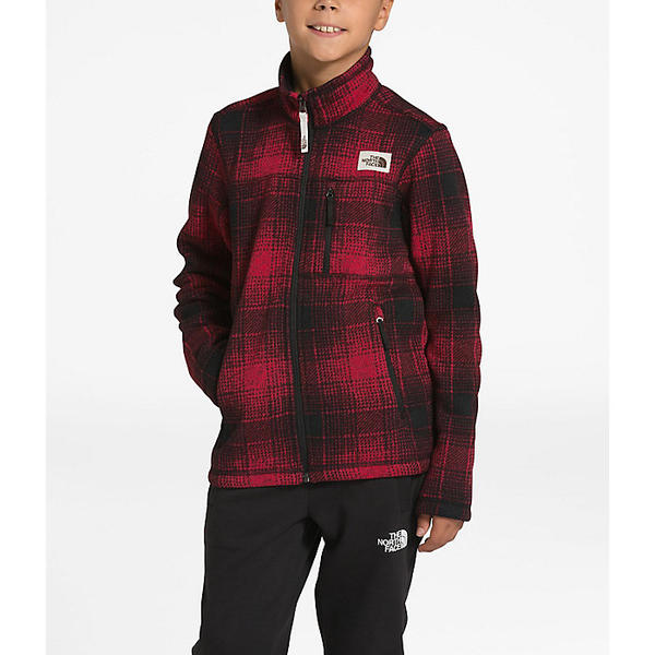 north face red plaid jacket