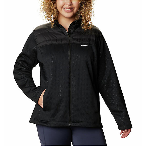 取寄 コロンビーア レディース ノーザン キャニオン ハイブリット フルジップ ジャケツ Columbia Women S Northern Canyon Hybrid Full Zip Jacket Black 送料無料 Columbia コロンビア アウター ジャケット トップス レディース アウトドア アパレル ワンダーフォーゲル