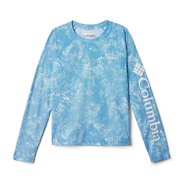 最新人気 取寄 コロンビア ユース ソーラー チル プリンテッド ロングスリーブ トップ Columbia Youth Solar Chill Printed Ls Top Static Blue ジェットラグ店 配送員設置送料無料 Tulipsgroup Nl