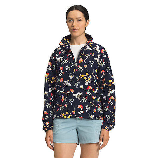 5年保証』 取寄 ノースフェイス レディース プリンテッド ウェンディ ピーク アノラック The North Face women Printed Windy Peak Anorak Goblin Blue Ombre Sky Print trumbullcampbell.com
