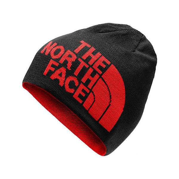 north face red beanie hat