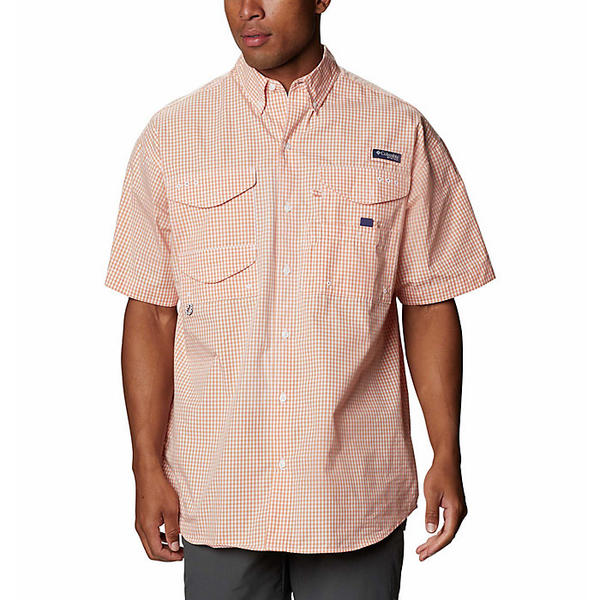 取寄 コロンビア メンズ スーパー ボーンヘッド クラシック ショートスリーブ シャツ Columbia Men S Super Bonehead Classic Ss Shirt Bright Nectar Gingham Bouncesociety Com