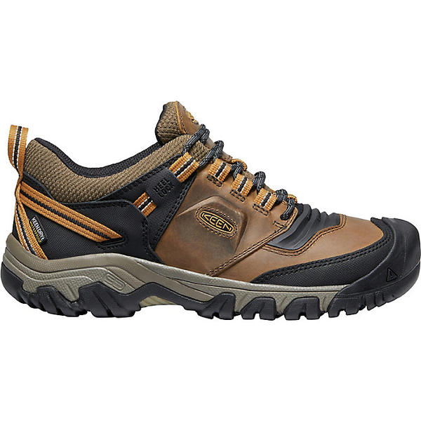 取寄 キーン メンズ リッジ フレックス ウォータープルーフ シュー Keen Men S Ridge Flex Waterproof Shoe Bison Golden Brown Mooo Apartments Com