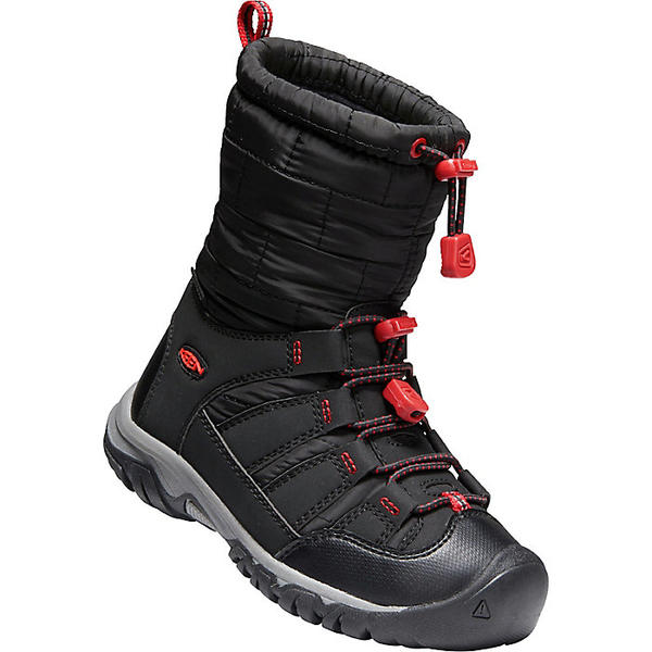 超目玉枠】 取寄 キーン キッズ ウィンターポート ネオ DT Wp ブーツ KEEN Kids Winterport Neo WP Boot  Black Red Carpet fucoa.cl