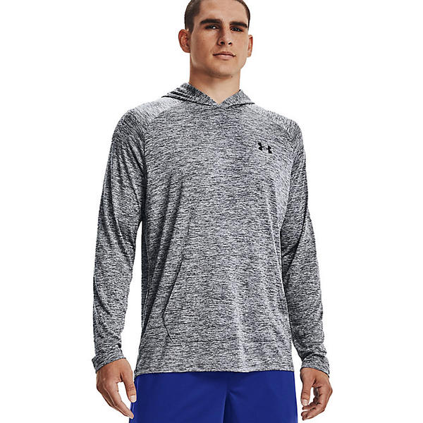 卓抜 取寄 アンダーアーマー メンズ UA テック 2.0 フーディ Under Armour Men's Tech Hoodie Pitch  Grey Black fucoa.cl