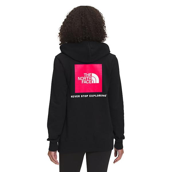 2022新発 取寄 ノースフェイス ウィメンズ ボックス Nse プルオーバー フーディ The North Face Women's Box NSE  Pullover Hoodie TNF Black Brilliant Coral fucoa.cl