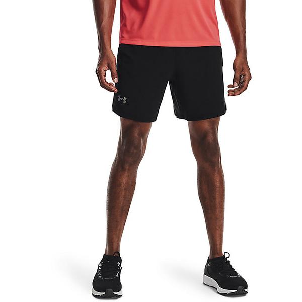 (取寄)アンダーアーマー メンズ ラウンチ SW 7 インチ ショート Under Armour Men's Launch SW 7 Inch Short Black Black Reflective