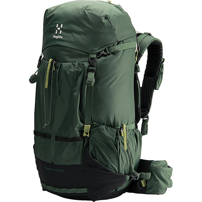 取寄) ホグロフス ラギッド パック 60L Q Q Pack True マウンテン Haglofs Haglofs 60L Green Fjell Rugged Mountain Black アウトドア | lelabo.re