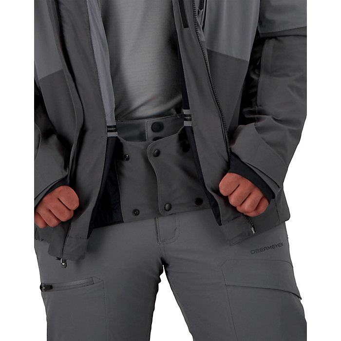 沸騰ブラドン 取寄 オバマイヤー メンズ イアティ ダウン ハイブリット ジャケット Obermeyer Men's Iba Down Hybrid  Jacket Brakelight