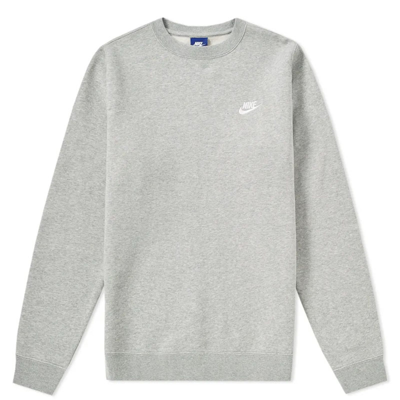 楽天市場 Nike ナイキ トレーナー メンズ 裏起毛 スウェット トレーナー クラブ フリース クルー グレー Nike Men S Nsw Club Fleece Crew ジェットラグ楽天市場店