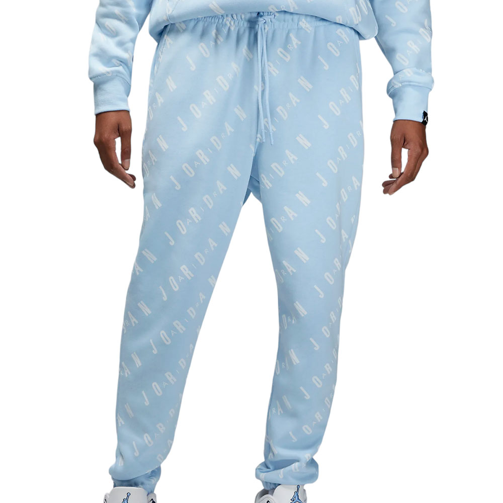 ジョーダン スウェットパンツ メンズ エッセンシャル オールオーバー プリント グラフィック パンツ アイスブルー Jordan Essential All Over Print Graphics Fleece Pants Ice Blue DV7646_485｜ジェットラグ店