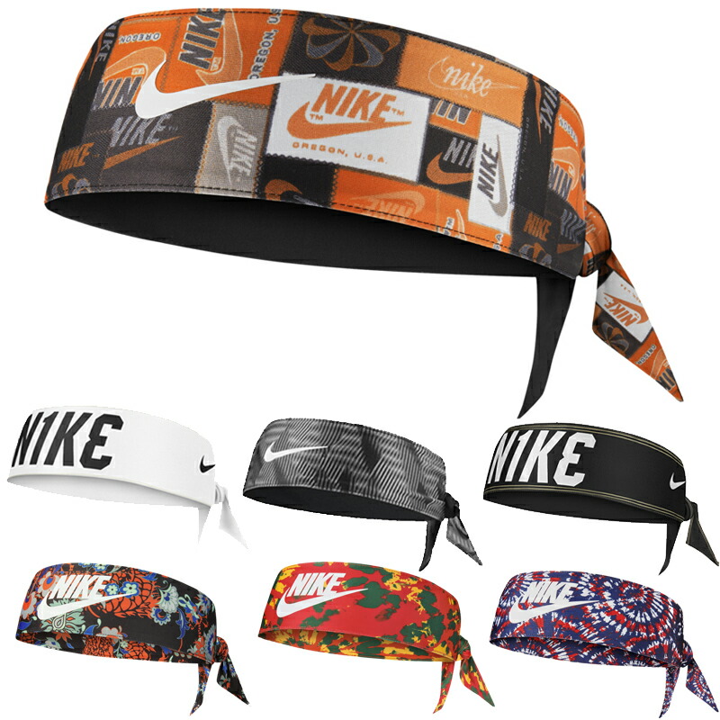 orange nike head tie