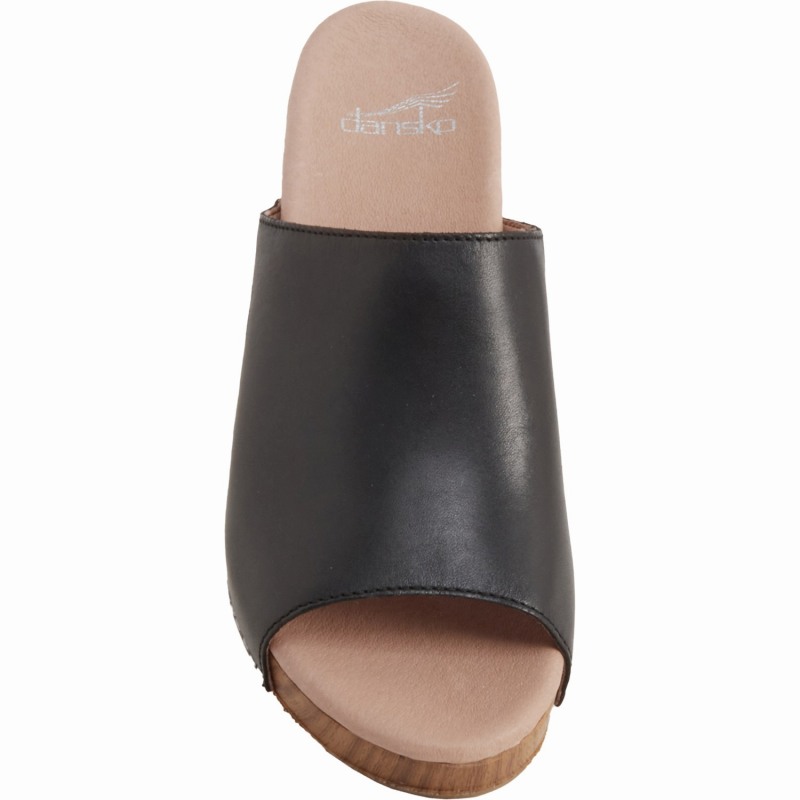 Dansko Maci ダンスコ 歩きやすい レザー ウェッジ ヒール つっかけ