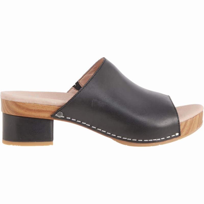 Dansko Maci ダンスコ 歩きやすい レザー ウェッジ ヒール つっかけ