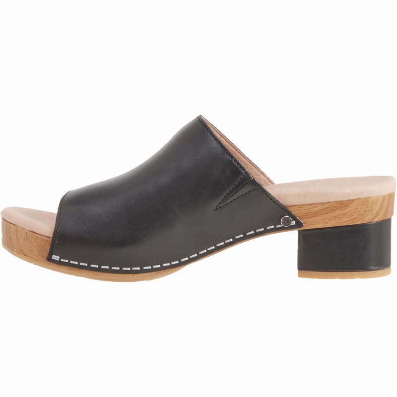 Dansko Maci ダンスコ 歩きやすい レザー ウェッジ ヒール つっかけ