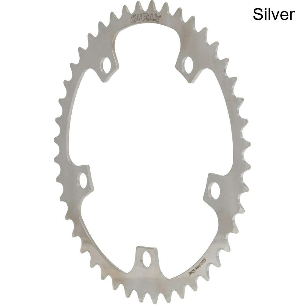 (取寄) サーリー ステンレススチールチェーンリング surly Stainless-Steel Chainring｜ジェットラグ店